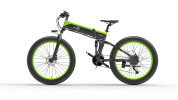 Bezior X1500 Full Suspension 1500W Motor 48V 26inch Wheel Foldable Electric Bike - black