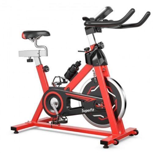 Indoor Gym Home Stationary Belt Driven Exercise Cycling Bike - Black & Red - Professional Exercise Bikes Indoor Gym Home Stationary Belt Driven Exercise Cycling Bike - Black & Red - Professional Exercise Bikes