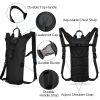 Tactical Hydration Pack 3L Water Bladder Adjustable Water Drink Backpack - Black - 3L