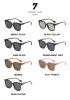 Fashion Square Polarized Sunglasses Women Oversized Sunglass Vintage Sun Glass Men Brand Design Eyewear UV400 Dark Green Shades - transparent gray