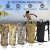 Tactical Hydration Pack 3L Water Bladder Adjustable Water Drink Backpack - Khaki - 3L