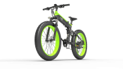 Bezior X1500 Full Suspension 1500W Motor 48V 26inch Wheel Foldable Electric Bike - black