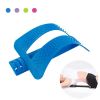 Back Massager Lumbar Support Multi-Level Lumbar Traction Back Stretching Device Stretcher Spinal Pain Relieve Back Muscle Pain Relief - blue