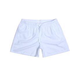 Beach Pants Men's Shorts Summer Surf Pants (Option: White-M)